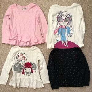 Girls Long Sleeve Tops, Place,ArizonaJeanCo,  Jumping Bean, Smoke/Pet free home